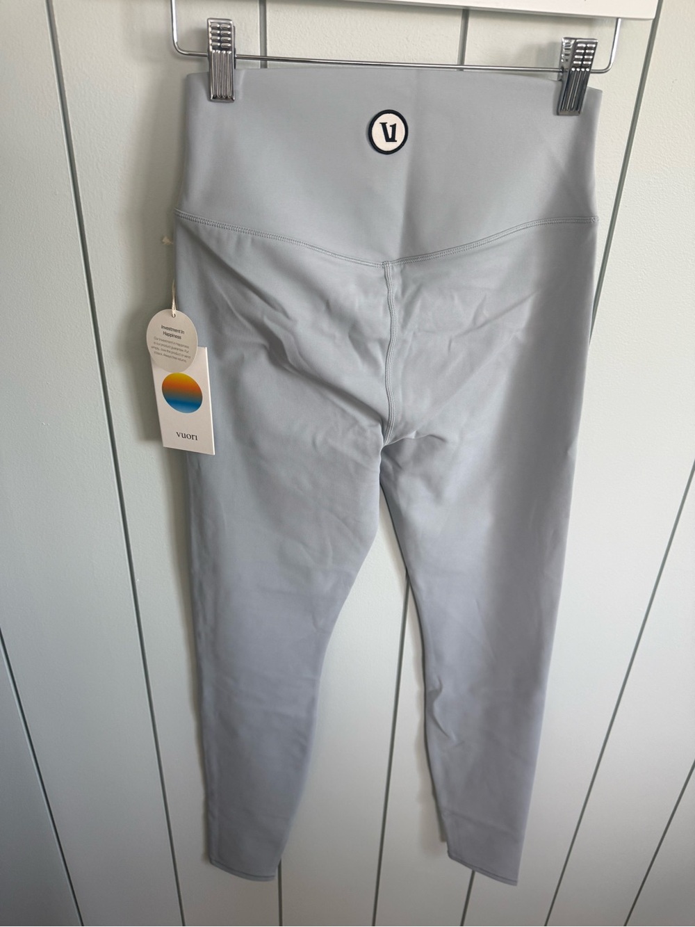 New Vuori Chilled Out Leggings in Chalk Blue Size Medium - Picture 11 of 11